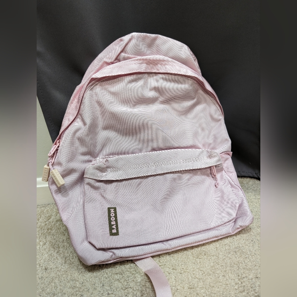 Baboon to the Moon Pink Baby Backpack NWOT